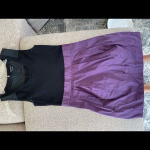 Casual theory dress, purple bottom half